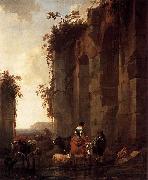 Nicolaes Pietersz. Berchem Ruins in Italy USA oil painting artist